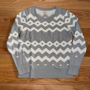 Patterned sweater